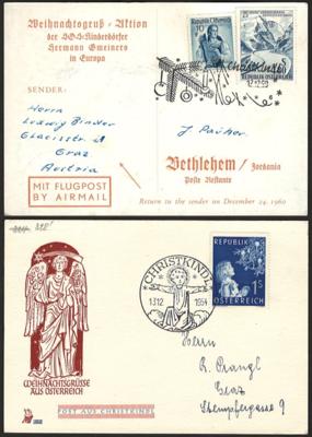 Poststück - Kl. Partie Poststücke Österr. II. Rep., - Stamps and postcards