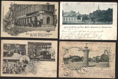 Poststück - Partie AK Wien mit Ethofers - Stamps and postcards