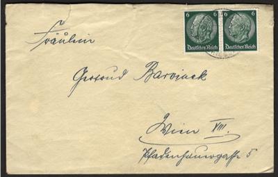 Poststück - Partie D. Feldpost WK II sowie etwas Post davor, - Briefmarken und Ansichtskarten