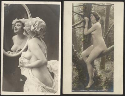 Poststück - Partie Motivkarten meist Frauen, - Francobolli e cartoline