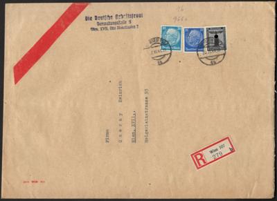Poststück - Partie OstmarkDienstbriefe u. Rückscheine, - Stamps and postcards