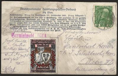 Poststück - Partie vorwiegend alte Künstler-AK + Kunst, - Briefmarken und Ansichtskarten