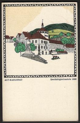 Poststück - Wiener Werkstätte - Karte Nr. 209, - Známky a pohlednice