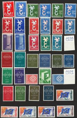 **/gestempelt - Kl. Sammlung Schweiz Ausg. 1934/1982 **/gestempelt, - Francobolli e cartoline