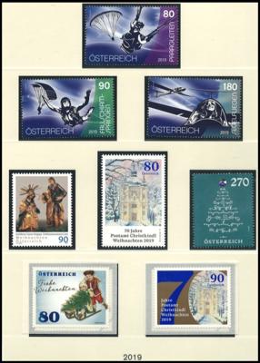* - Österr. - EURO - NEUHEITEN(FRANKATURWARE) - Sammlung 2002/21 sowie im Anhang 1991/2001, - Briefmarken und Ansichtskarten