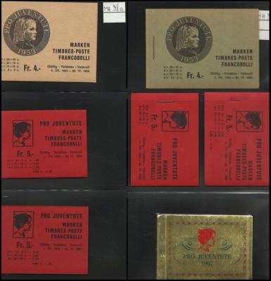 ** - Reichh. Sammlung Markenheftchen (MH) Schweiz, - Známky a pohlednice