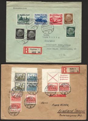 Poststück/Briefstück - Partie Poststücke meist D.Reich, - Francobolli e cartoline
