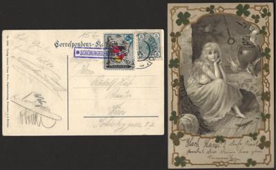 Poststück - Partie alte Ansichtskarten Österr. mit Postablagestempel,(über 55), - Známky a pohlednice