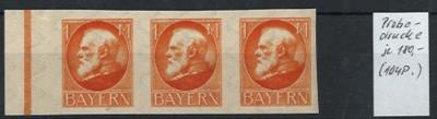 ** - Bayern Nr. 104 P (1 Mark Probedruck - Briefmarken und Ansichtskarten