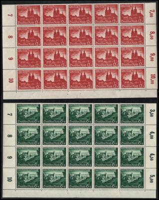 ** - D.Reich Nr. 748/49 "Eupen-Malmedy - Briefmarken und Ansichtskarten