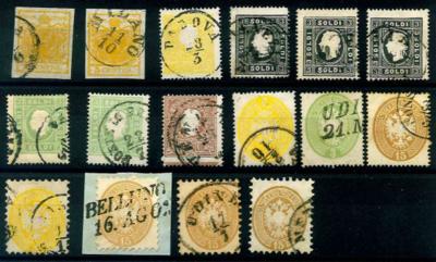 .gestempelt/Briefstück - Sammlung Lombardei, - Známky a pohlednice