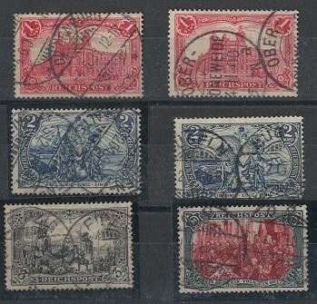 .gestempelt - D.Reich Nr. 63 (zwei Nuancen), - Briefmarken und Ansichtskarten