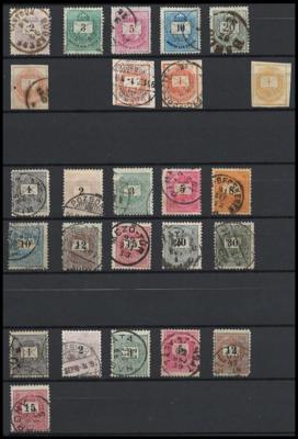 .gestempelt/*/** - Ungarn - kleine Sammlung u. Dubl. ca. 1881/1985 meist gute Erh., - Známky a pohlednice