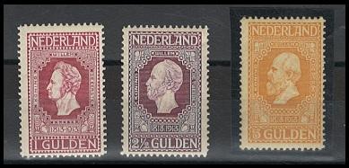** - Niederlande Nr. 89/91, - Francobolli e cartoline