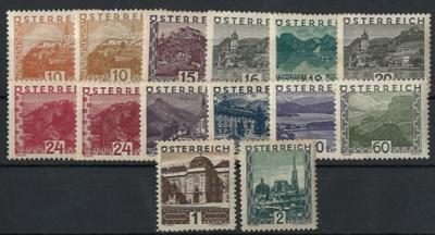 ** - Österr. - Nr. 498/511, - Známky a pohlednice