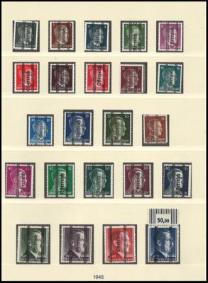 ** - Österr. - Sammlung  1945/ 1967, - Stamps and postcards