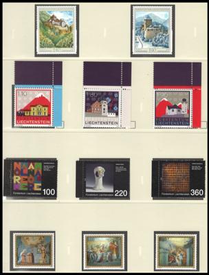 ** - Partie FRANKATURWARE Liechtenstein aus ca. 2007/2011, - Briefmarken und Ansichtskarten