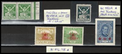 **/* - Tschechosl. Ausg. 1918/20 Hradschin - Stamps and postcards