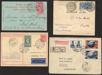 Poststück/Briefstück - Partie Poststücke Übersee und Europa meist mit Bezug Weltpostverein UPU, - Známky a pohlednice