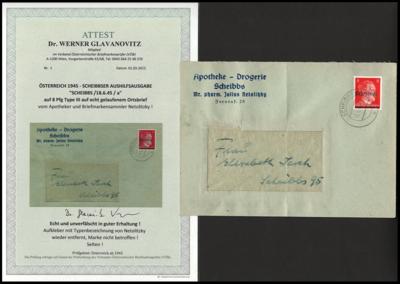 Poststück - Österr. 1945 - Scheibbser - Stamps and postcards