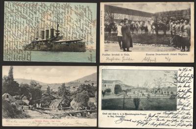 Poststück - Österr. - Partie meist Ansichtskarten Dalmatien mit einigen seltenen Stücken, - Francobolli e cartoline