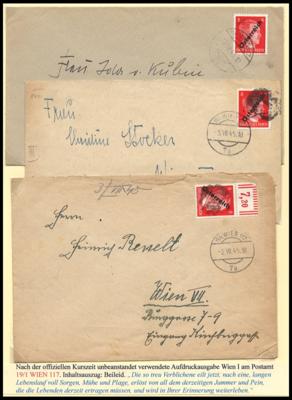 Poststück - Österreich Wien Postamt - Známky a pohlednice