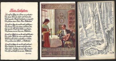 Poststück - Partie AK Österr. (500) u. div. Motive (ca. 100), - Briefmarken und Ansichtskarten