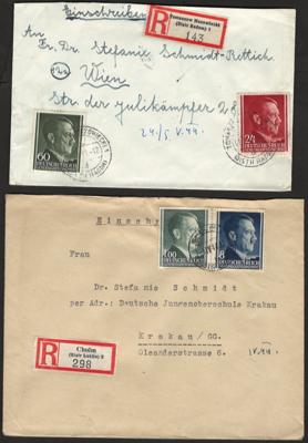 Poststück - Partie Poststücke div. Deutschland ab D.Reich sowie etwas Österr. II. Rep., - Stamps and postcards