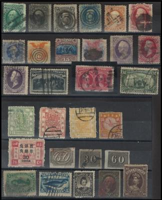 gestempelt/(*)/* - Partie Alte Teilsammlungen - Stamps and postcards