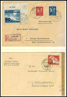 gestempelt - Reichh. Sammlung DDR 1949/1990 u.a. mit MARX - Blöcken, - Francobolli e cartoline