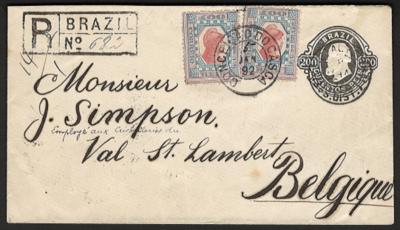 Poststück - Brasilien - Ganzsachen (Inteiros Postais) - Umschläge(envelopes), - Stamps and postcards