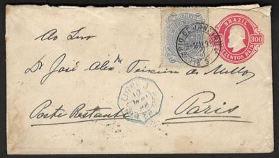 Poststück - Brasilien - Ganzsachen (Inteiros Postais) - Umschläge(envelopes), - Briefmarken und Ansichtskarten