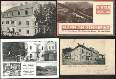 Poststück - Partie AK div. Österr. incl. ein wenig alter Prospekte, - Briefmarken und Ansichtskarten