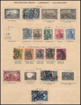 */gestempelt - Europa - altes Schaubekalbum, - Stamps and postcards