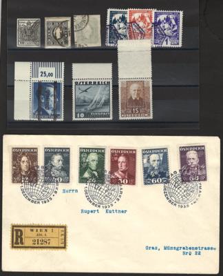 .gestempelt/**/*/Poststück - Partie Österr. ab 1850, - Briefmarken und Ansichtskarten