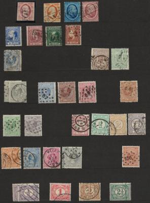 **/*/gestempelt - Sammlung Niederlande ab 1852, - Briefmarken und Ansichtskarten