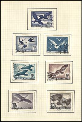 .gestempelt - Sammlung Österr. ab 1945, - Stamps and postcards