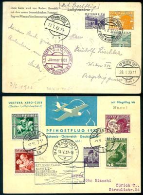 Poststück/Briefstück - Partie Poststücke Österr. I. Rep., - Briefmarken und Ansichtskarten
