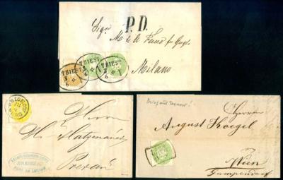 Poststück - Österr. Monarchie - Kl. Partie - Briefmarken und Ansichtskarten