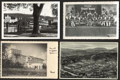 Poststück - Partie AK div. Österr. mit Linz - Graz - Innsbruck - Salzburg, - Stamps and postcards