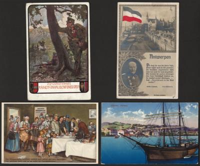 Poststück - Partie AK Österr. Monarchie incl. Patriotika etc., - Francobolli e cartoline