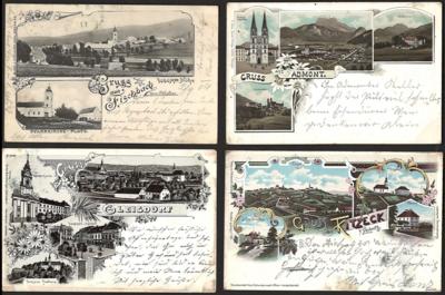 Poststück - Partie AK österr. Monarchie mit ein wenig Motivkarten, - Briefmarken und Ansichtskarten