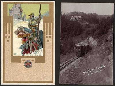 Poststück - Partie Motivkarten u.a. mit D. Schulverein, - Francobolli e cartoline