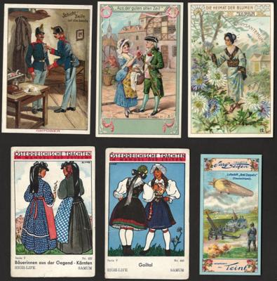 Poststück - Reichh. Partie Libig-Sammelbilder, - Briefmarken und Ansichtskarten