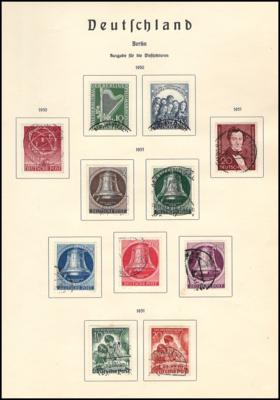 .gestempelt - Kl. Sammlung Berlin ab 1950, - Briefmarken und Ansichtskarten