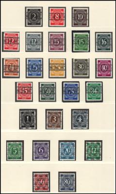 **/gestempelt - Reichh. Sammlung BRD - Ausg. 1945/1990 etc., - Briefmarken und Ansichtskarten