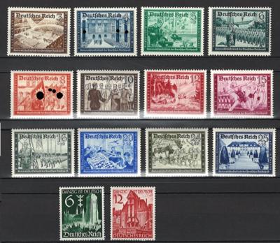 **/*/gestempelt - Sammlung D.Reich 1933/1945 mit etwas Dienst, - Briefmarken und Ansichtskarten