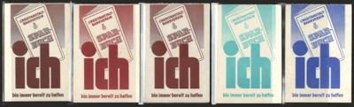 ** - Österr. - Markenheftchen - Sammlung Versuchsheftchen 1962 für Heftchenautomaten, - Francobolli e cartoline