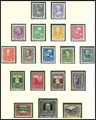 * - Österr. Monarchie - Ausg. 1908 und 1910, - Známky a pohlednice