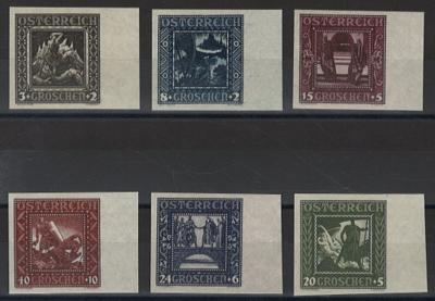 ** - Österr. Nr. 488U/93U (Nibelungen 1926 UNGEZÄHNT), - Briefmarken und Ansichtskarten